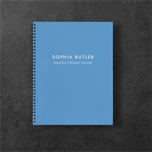 Modern Minimalist Blue Notebook (Creator Uploaded)