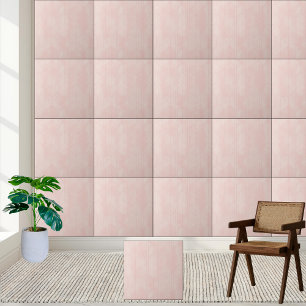 Modern Minimalist Blush Pink Geometric  Tile