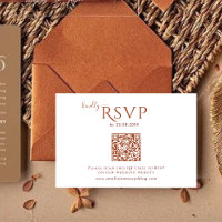 Modern Minimalist Boho Terracotta Wedding