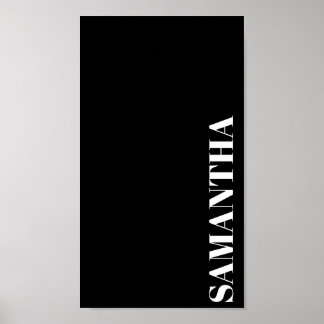 Modern Minimalist Bold All Caps Phone Wallpaper Poster