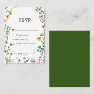 Modern Minimalist Botanical Floral Card