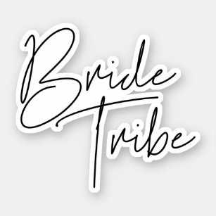 Modern minimalist Bride Tribe