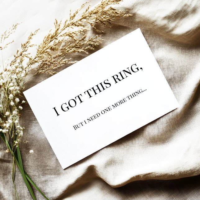 Modern Minimalist Bridesmaid Proposal Card (Creator Uploaded)