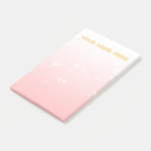 Modern Minimalist Bubble Light Pink  Post-it Notes