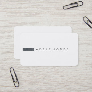 Modern Minimalist Business Card