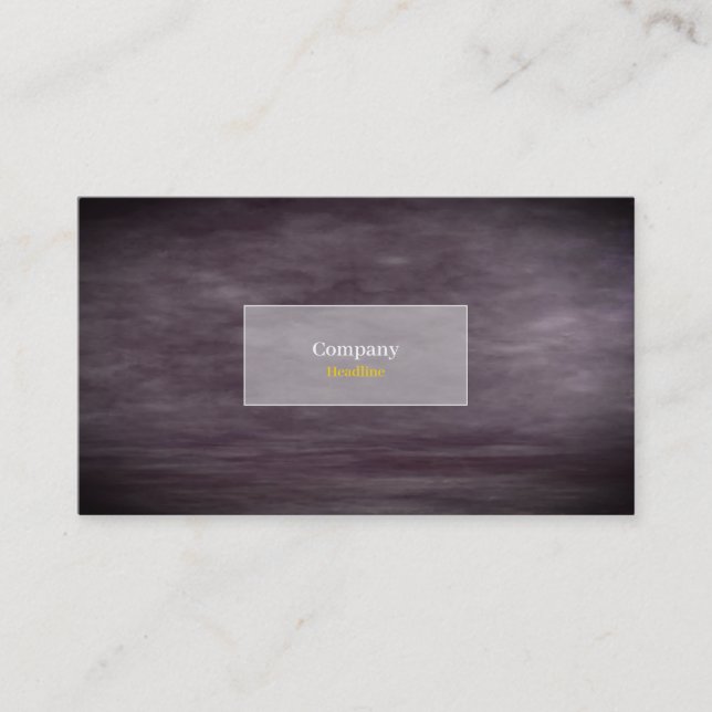 Modern Minimalist Business Card (Front)