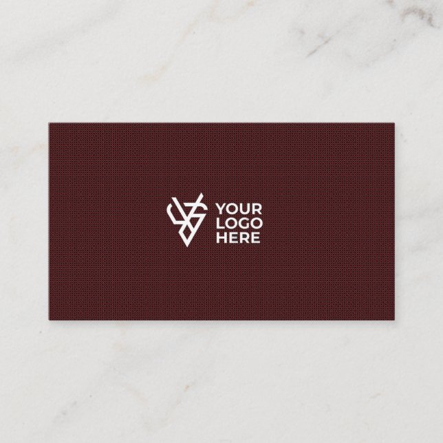 Modern Minimalist Business Card Editable Template (Front)
