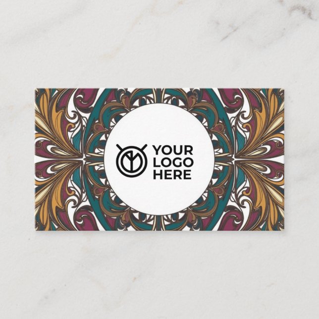 Modern Minimalist Business Card Editable Template (Front)