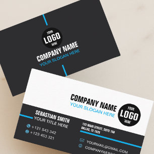 Modern Minimalist Business Card Elegant & Profes
