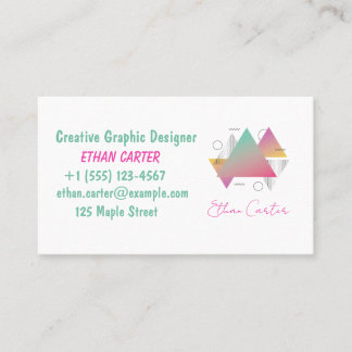 Modern Minimalist Business Card Template ⭐