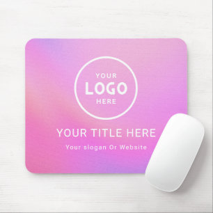Modern Minimalist Business Logo Mouse Mat