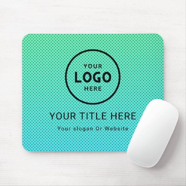 Modern Minimalist Business Logo Mouse Mat (With Mouse)