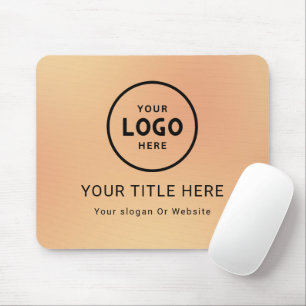 Modern Minimalist Business Logo Mouse Mat