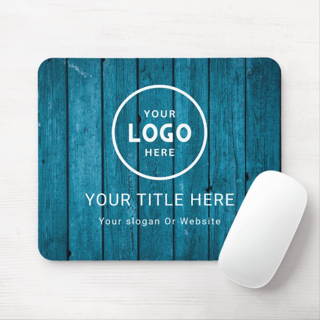 Modern Minimalist Business Logo Mouse Mat (With Mouse)