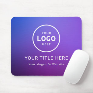 Modern Minimalist Business Logo Mouse Mat