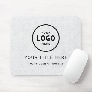 Modern Minimalist Business Logo Mouse Mat
