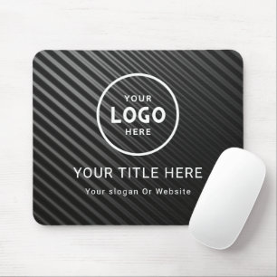 Modern Minimalist Business Logo Mouse Mat