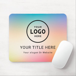 Modern Minimalist Business Logo Mouse Mat