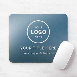 Modern Minimalist Business Logo Mouse Mat