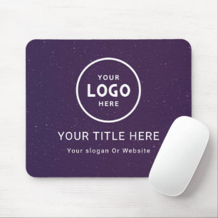 Modern Minimalist Business Logo Mouse Mat