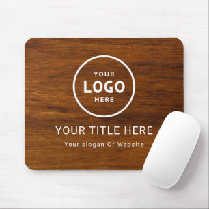 Modern Minimalist Business Logo Mouse Mat