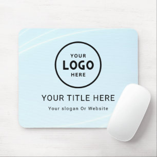 Modern Minimalist Business Logo Mouse Mat