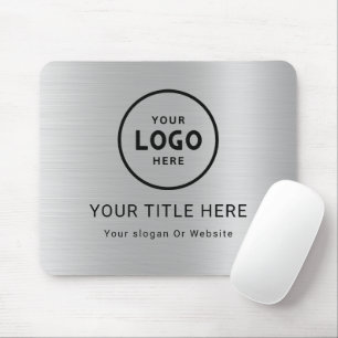 Modern Minimalist Business Logo Mouse Mat