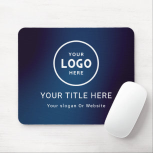 Modern Minimalist Business Logo Mouse Mat