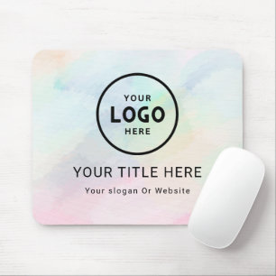Modern Minimalist Business Logo Mouse Mat