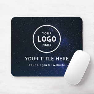 Modern Minimalist Business Logo Mouse Mat