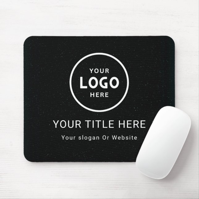 Modern Minimalist Business Logo Mouse Mat (With Mouse)