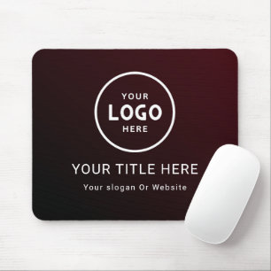 Modern Minimalist Business Logo Mouse Mat