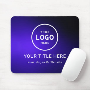 Modern Minimalist Business Logo Mouse Mat