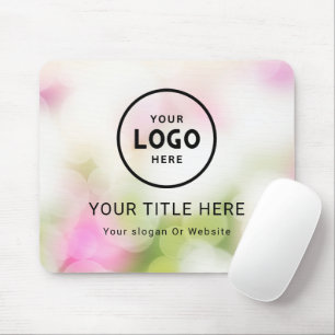 Modern Minimalist Business Logo Mouse Mat