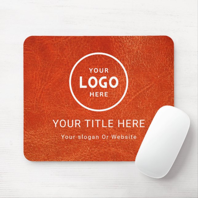 Modern Minimalist Business Logo Mouse Mat (With Mouse)