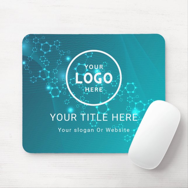 Modern Minimalist Business Logo Mouse Mat (With Mouse)