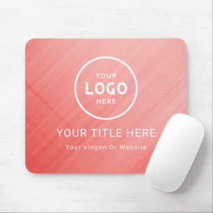 Modern Minimalist Business Logo Mouse Mat