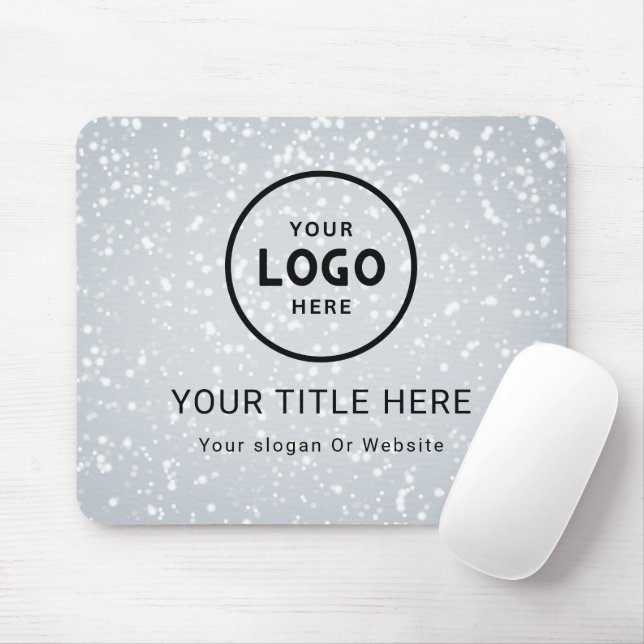 Modern Minimalist Business Logo Mouse Mat (With Mouse)