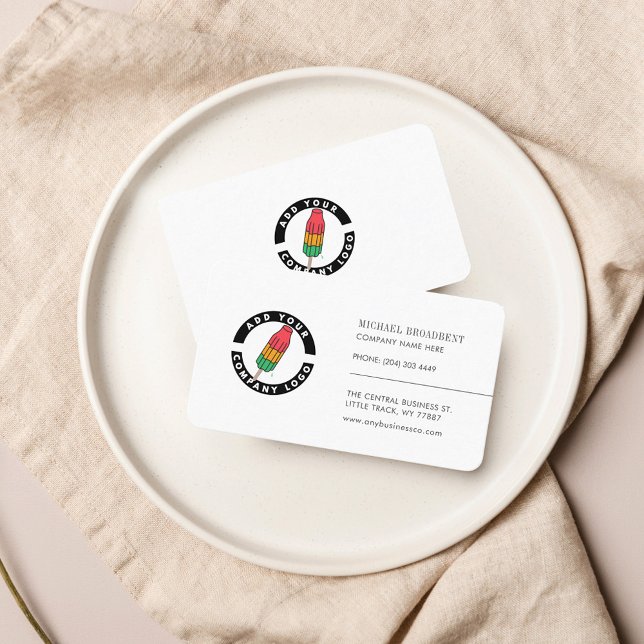 Modern Minimalist Business Logo Professional Card (Creator Uploaded)