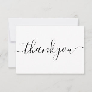 Modern Minimalist Business Thank You Order Insert Card