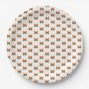 Modern Minimalist Butterfly Paper Plate