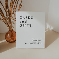 Modern Minimalist Cards And Gifts Wedding