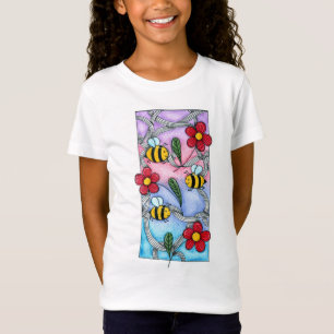 Modern Minimalist Cartoon Graphic - Creative Kids T-Shirt
