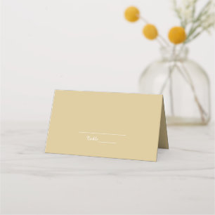 Modern Minimalist Cashmere Wedding Place Card
