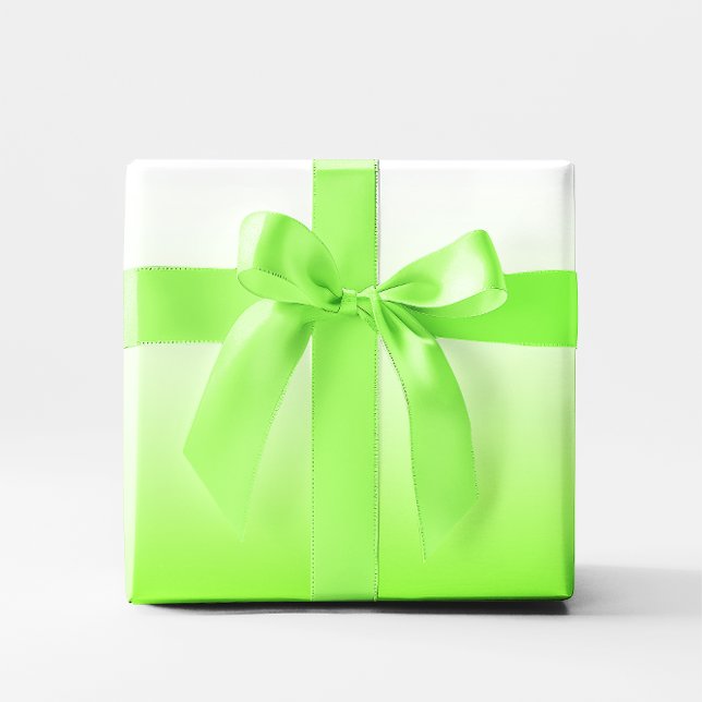 Modern Minimalist Chartreuse to White Ombre Wrapping Paper (Modern Minimalist Chartreuse to White Ombre Wrapping Paper)