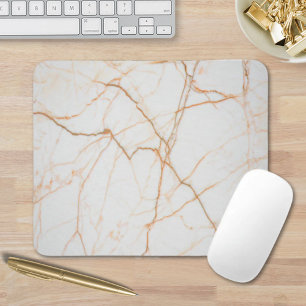 modern minimalist chic scandinavian white marble mouse mat
