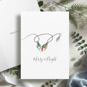 Modern Minimalist Christmas Cards