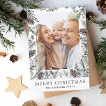 Modern Minimalist Christmas Holiday<br><div class="desc">Celebrate the holiday season with our Modern Christmas Photo Minimalist Script Card. This card beautifully combines contemporary design with the warmth of a cherished family photo. The elegant, minimalist script typography adds a touch of sophistication to your holiday greetings. The clean, uncluttered design allows your chosen photo to shine, making...</div>