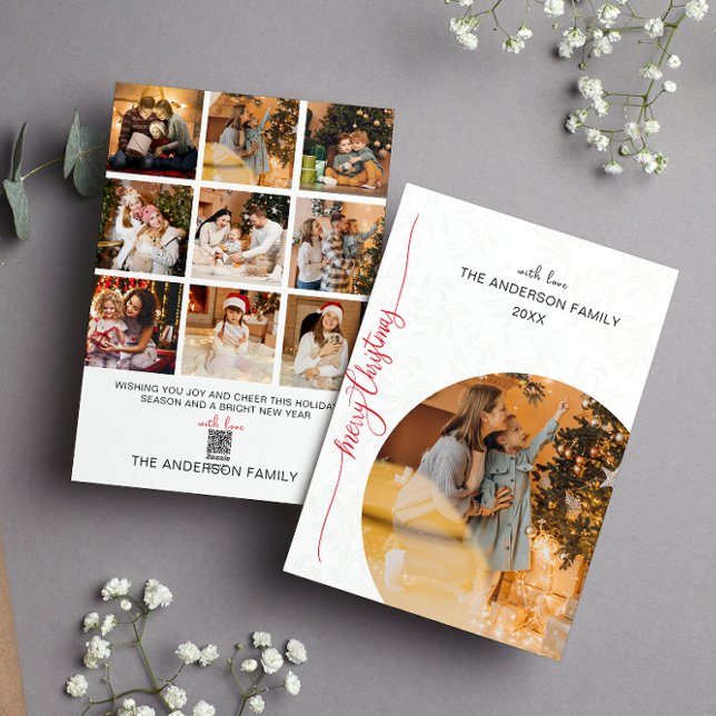 Modern Minimalist Christmas Photo Holiday Card (Creator Uploaded)