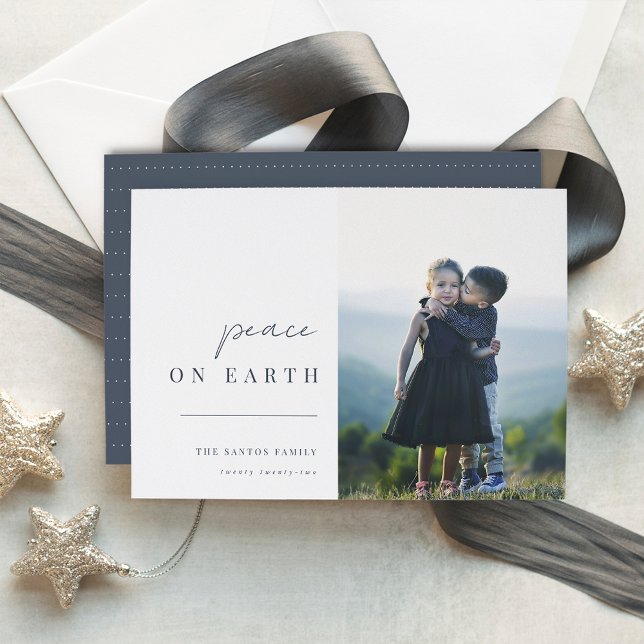 Modern Minimalist Christmas Photo Holiday Card (Creator Uploaded)